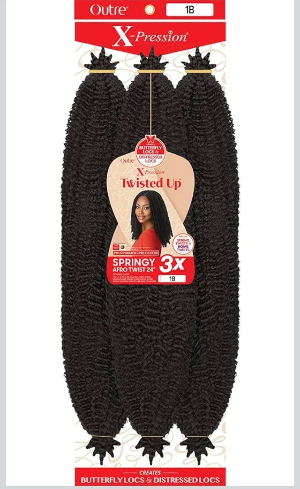 Springy Afro kinky twist (16 inches)