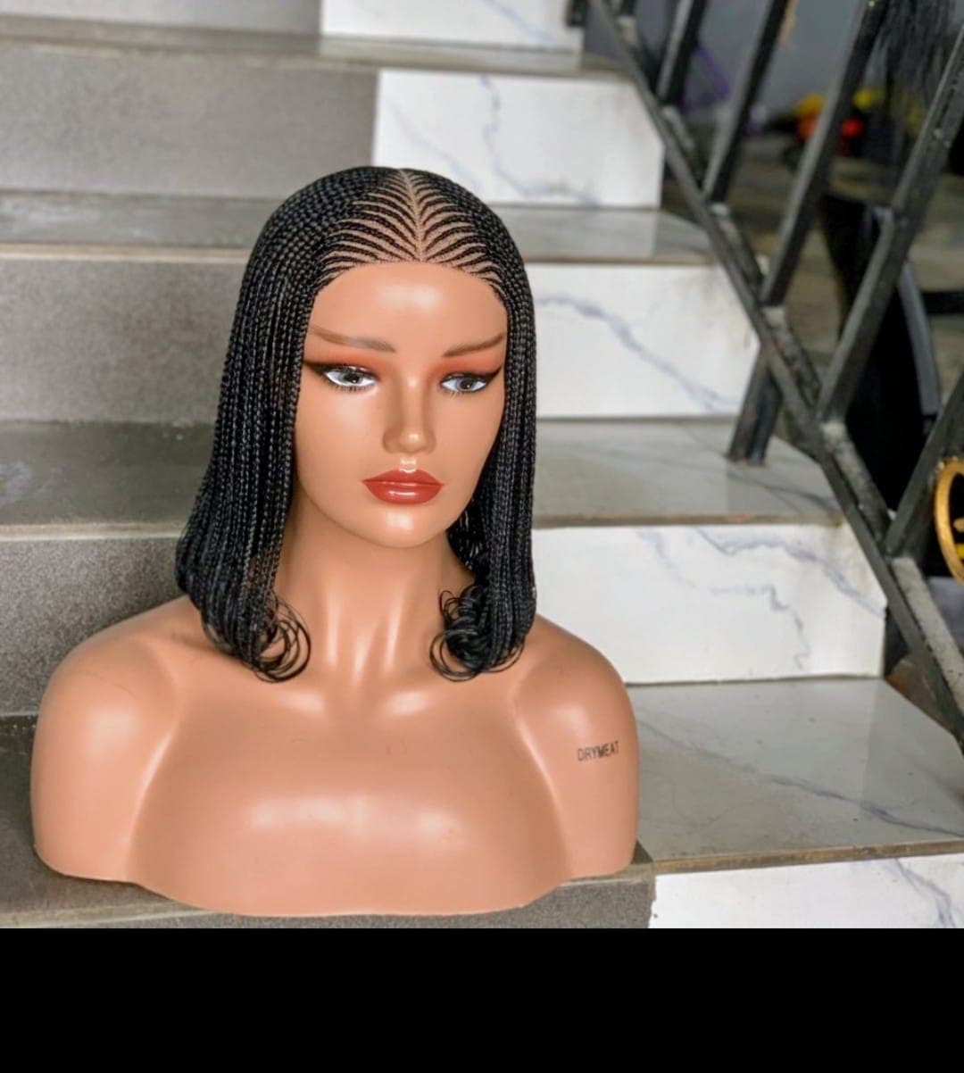 Best selling Africa style Middle party Ghana weaving (Black) - Braided wigs in Cambridge Ontario at Robisfun Tender Touch