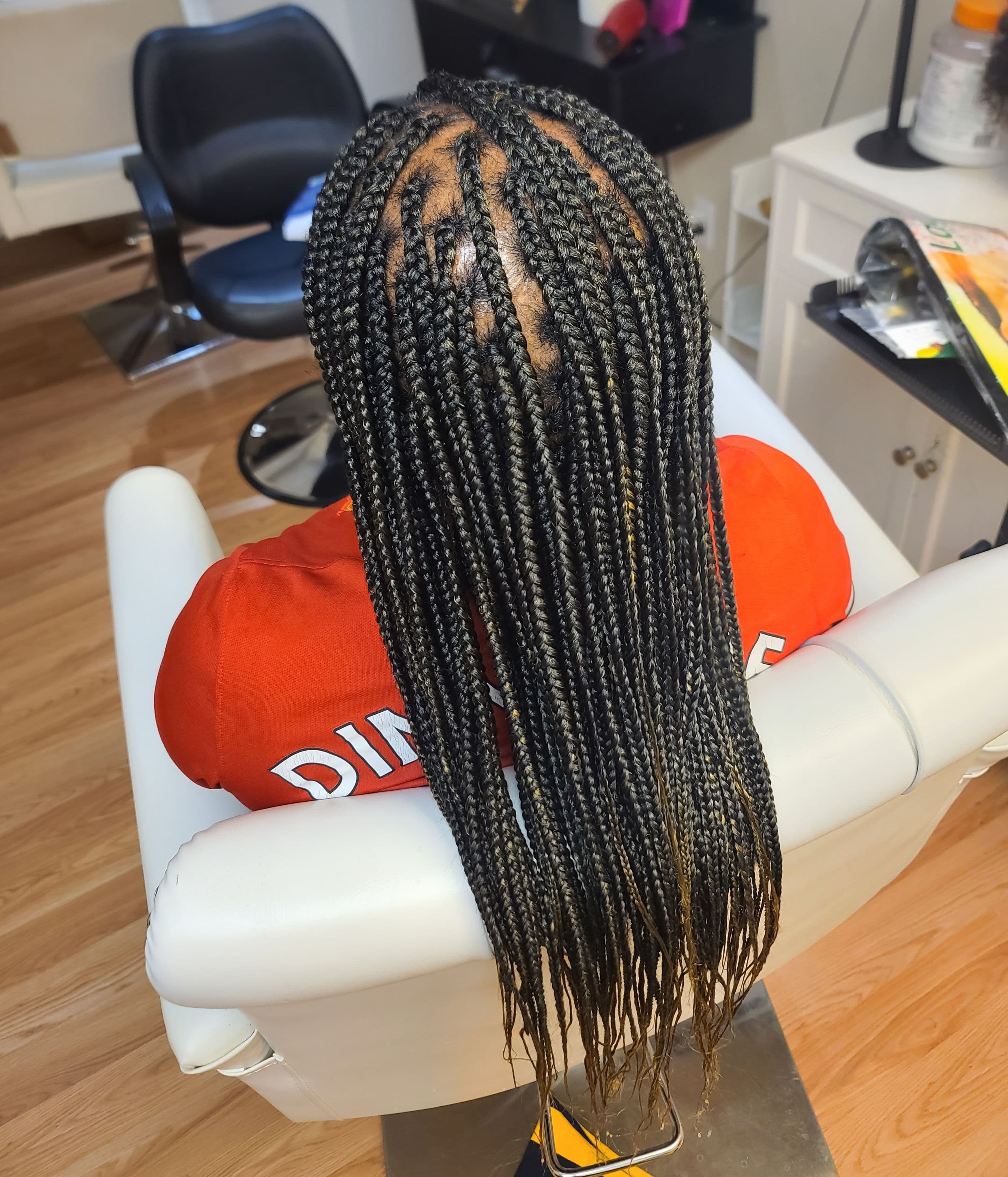 Simple Braidsin Cambridge Ontario - professional hair services