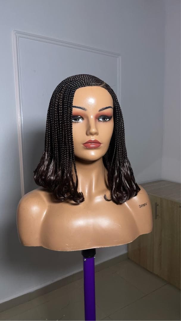 Africa beauty braided wig (C-cut part) - Braided wigs in Cambridge Ontario at Robisfun Tender Touch