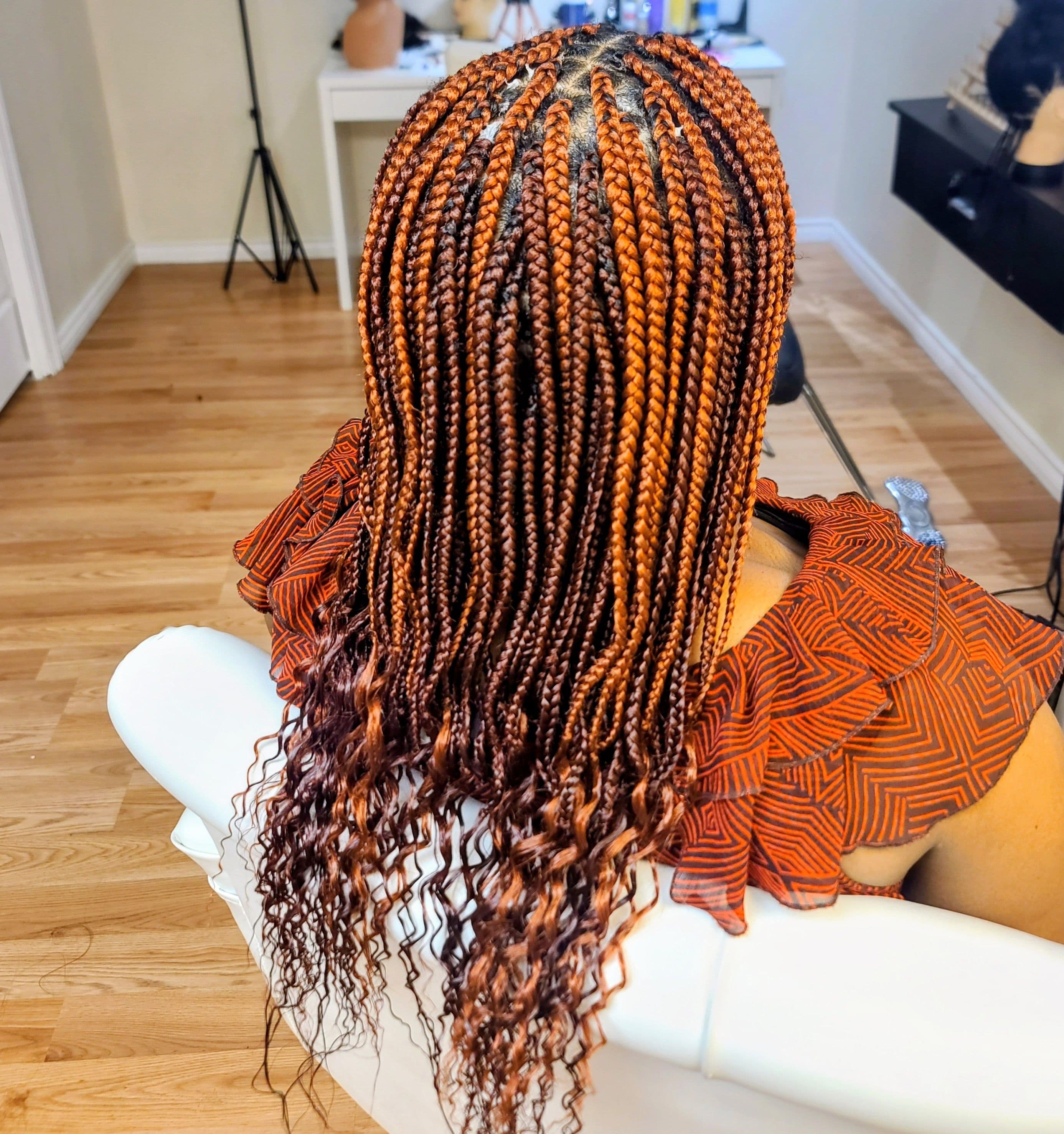 Simple Braidsin Cambridge Ontario - professional hair services