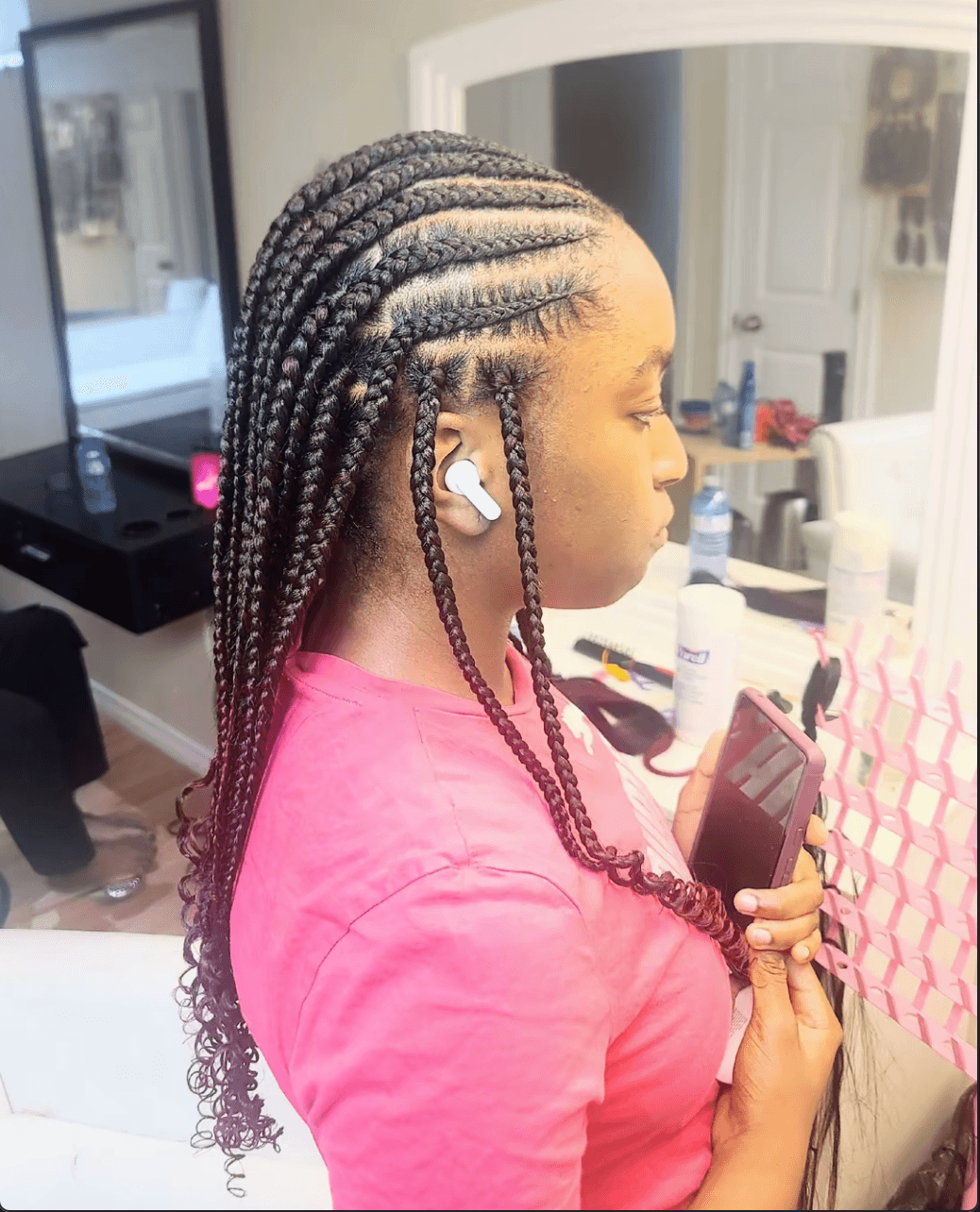 Two steps cornrowsin Cambridge Ontario - professional hair services